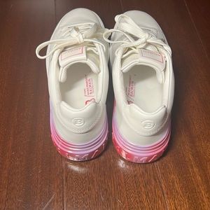 Balmain white and pink sneaker